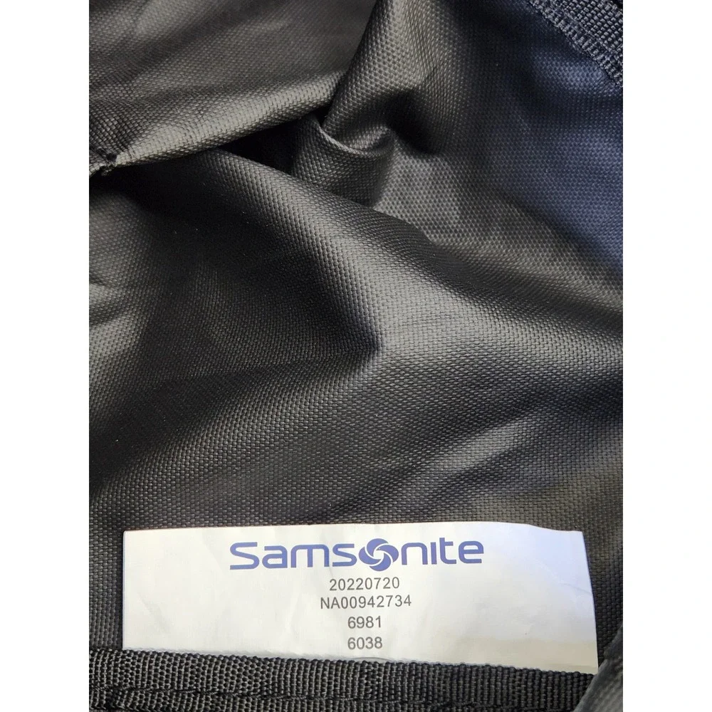 Samsonite Duffel Bag Mens X-Large Black Nylon Travel Gym Packable 27in